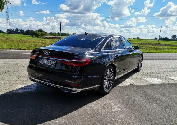 Audi A8 cena 380000 przebieg: 36800, rok produkcji 2021 z Wolsztyn małe 254